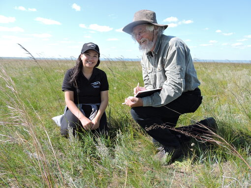 Botanische Feldforschung in der Mongolei 2019 (Foto: M. Succow)