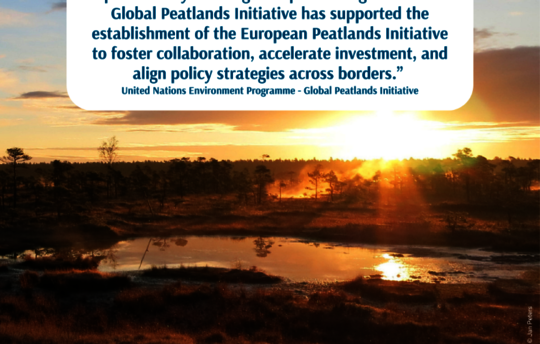 New Peatland Policy Brief. Foto: Michael Succow Stiftung/Jan Peters
