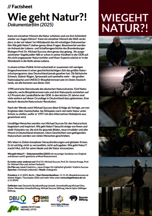 Factsheet zum Film: Alles Wesentliche auf einen Blick.