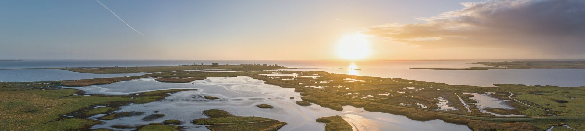 Karrendorfer Wiesen aus der Vogelperspektive  Foto: T. Dahms, AESA aerial