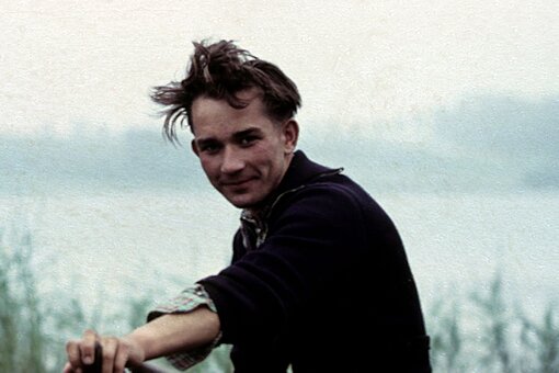 In jungen Jahren: Lebrecht Jeschke als Biologiestudent auf Exkursion, ca. 1955 (Foto: Archiv Succow Stiftung)