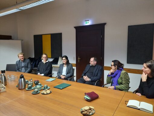 Auf dem Treffen gab es auch Gelegenheit, über Erreichtes und weitere Pläne zu sprechen und das Team des BRI vorzustellen. Foto: HNEE