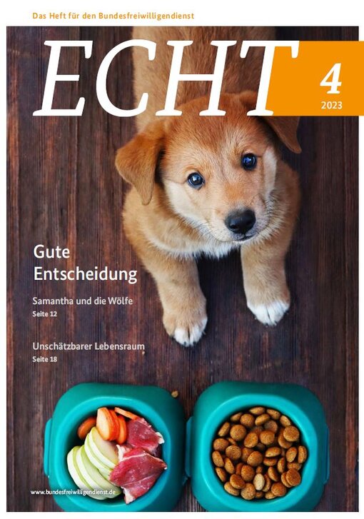 Cover Magazin "ECHT" Foto: Magazin Bundesfreiwilligendienst
