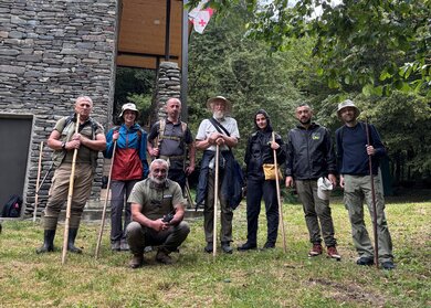 Team der Feldmission in Naturschutzgebiet Batsara.
