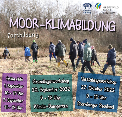 Workshops zu Moorpädagogik und Moor-Klimabildung (Foto: T. Feldmann)