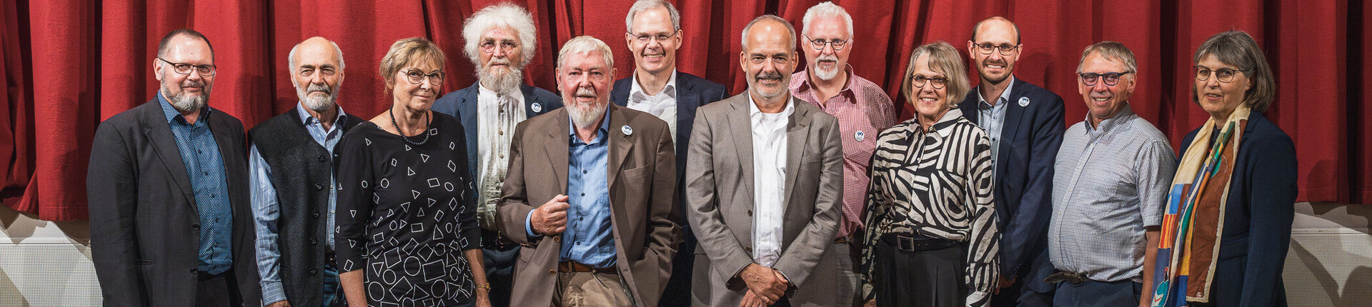 Stifter, Stiftungsrat, Geschäftsführung und Wissenschaftlicher Beirat zusammen auf dem 25. Stiftungsjubiläum in Greifswald Foto: Stephan Busse