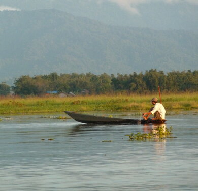 Indawgyi-Lake Myanmar Photo: Kirsten Meuer/ Michael Succow Foundation