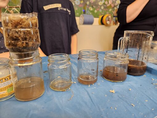 Experiment Wasserfilter © K. Polster-Schröder