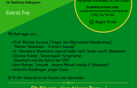 100 Jahre Reimar Gilsenbach: Erinnerungen an einen besonderen Menschen