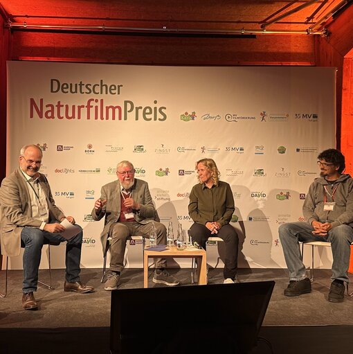 Diskussion auf dem Podium.