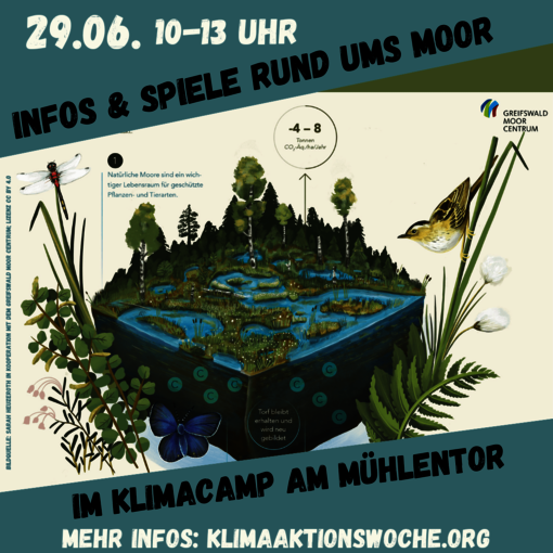 Moor-Spiele bei der Klimaaktionswoche in Greifswald 2023