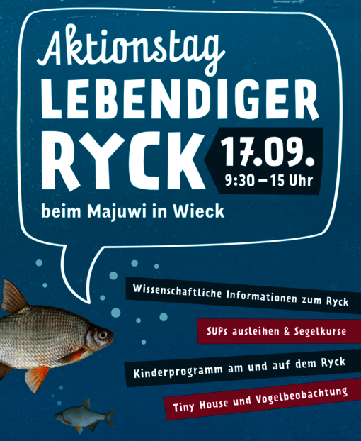 Poster Aktionstag Lebendiger Ryck (Quelle: Greifswald Marketing GmbH)
