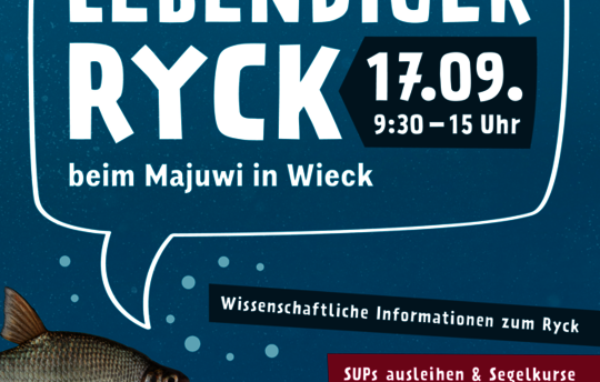 Poster Aktionstag Lebendiger Ryck (Quelle: Greifswald Marketing GmbH)