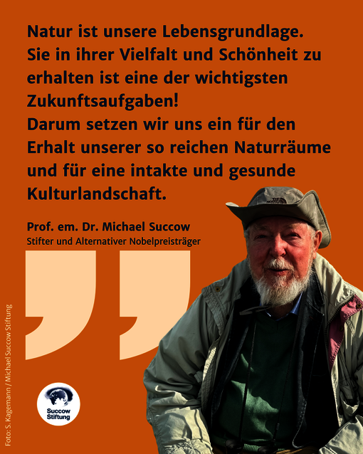 Michael Succow mit Zitat