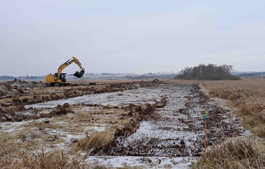 Oberbodenabtrag Foto: L. Heinze / Michael Succow Stiftung