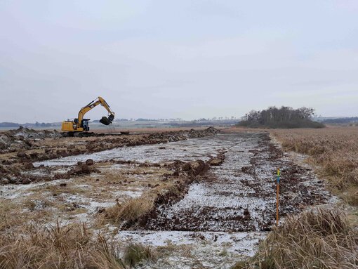 Oberbodenabtrag Foto: L. Heinze / Michael Succow Stiftung